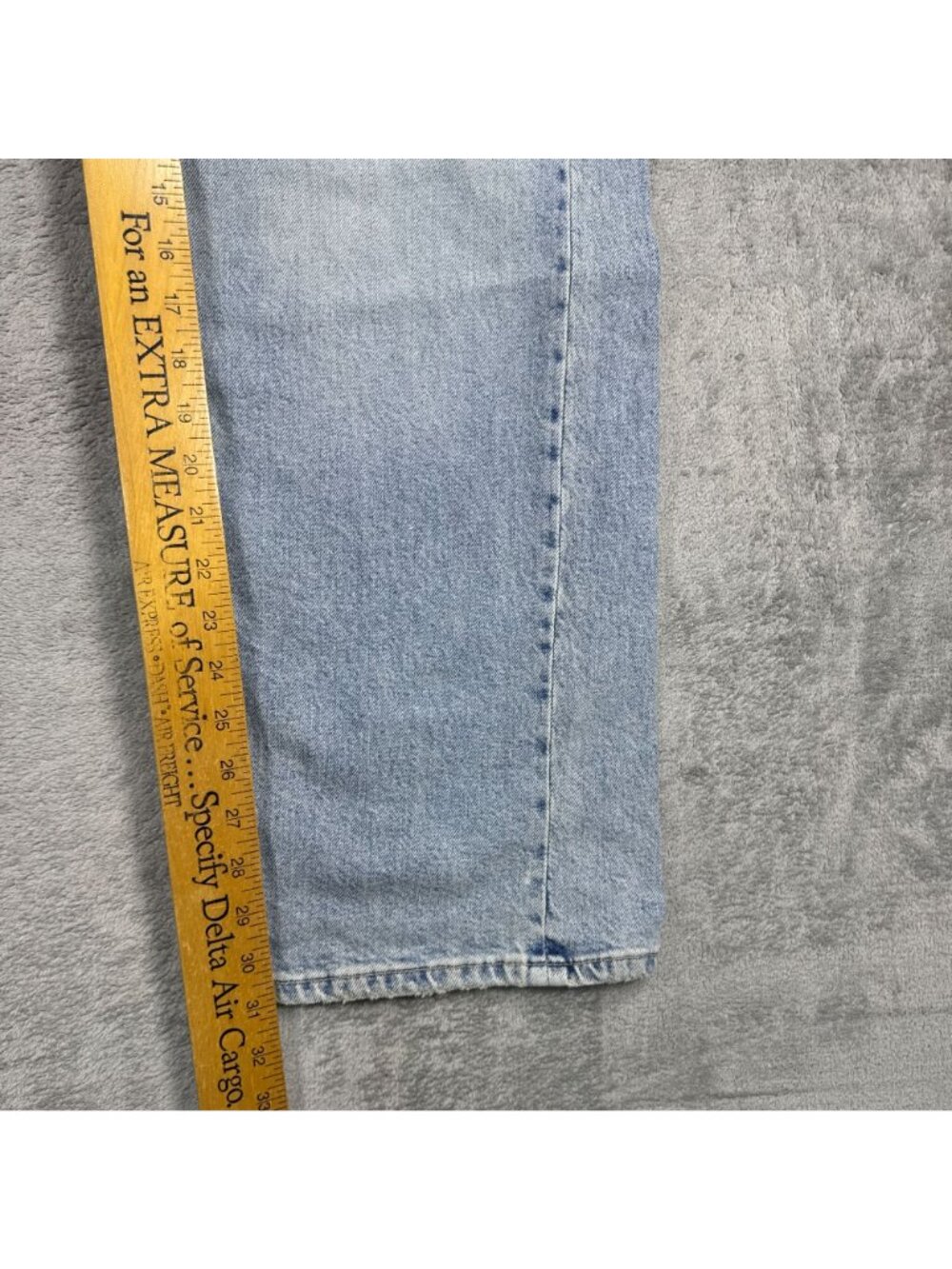 Zara Strapless Bustier Denim Jumpsuit Size XS Y2K Light Wash Straight Leg Jean - Picture 11 of 11